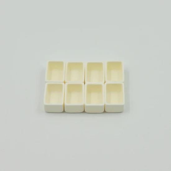 High Temperature Refractory Al2O3 Alumina Ceramic Melting Crucible for Thermal Analyzer